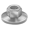 M6-1.0 FREE SPINNING WASHER NUT 20MM OD 50/BX